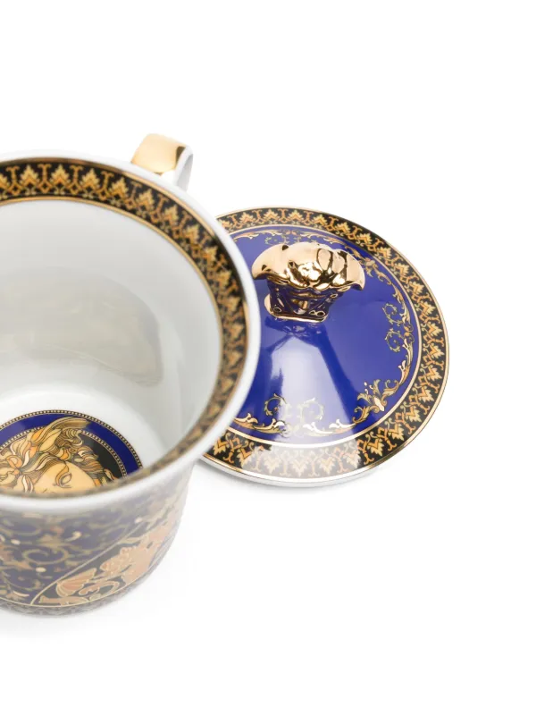 Versace x Rosenthal Medusa Blue 马克杯| 蓝色| FARFETCH CN