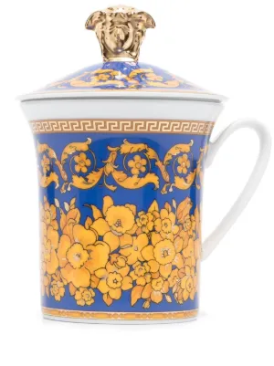 Versace x Rosenthal Medusa Blue 马克杯| 蓝色| FARFETCH CN
