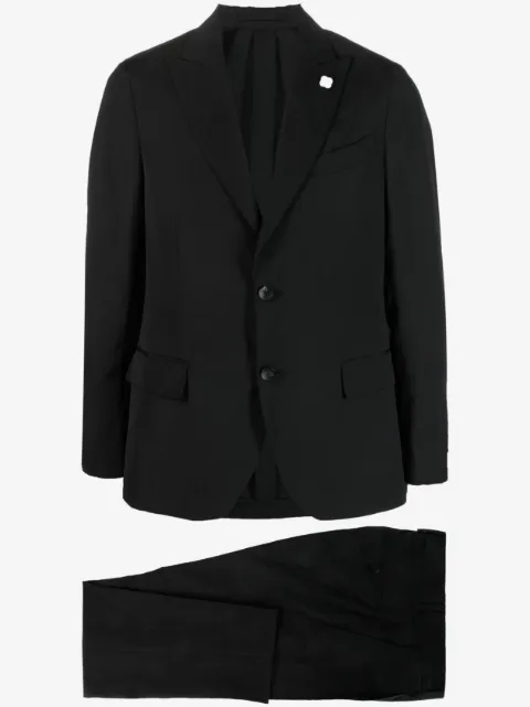 Lardini costume à veste à simple boutonnage