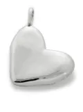 Monica Vinader recycled-silver heart locket