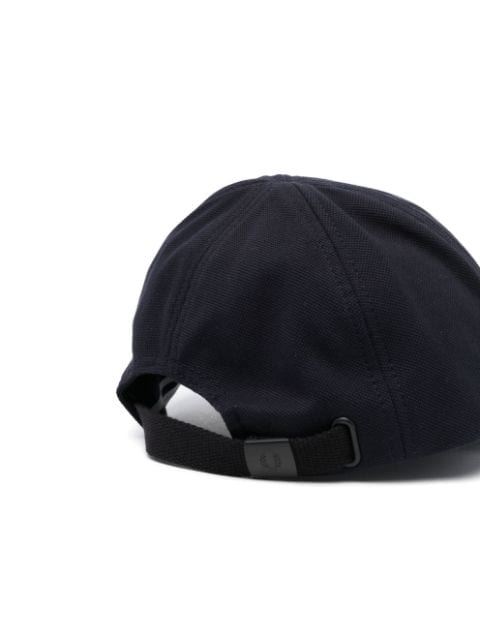 logo-embroidered cotton cap