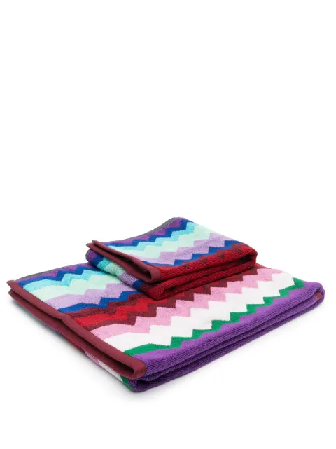 Missoni Home toalla de baño con motivo en zigzag