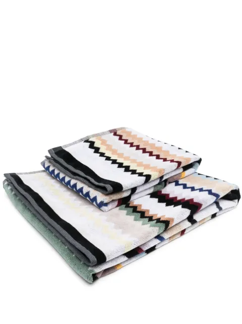 Missoni Home toalla de baño con motivo en zigzag