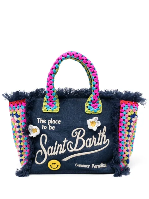 MC2 Saint Barth Vanity crochet-detailed beach bag