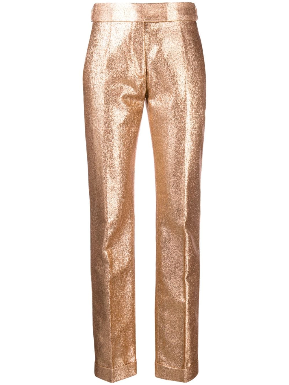 Tom Ford Iridescent Tailored Pant In Pink