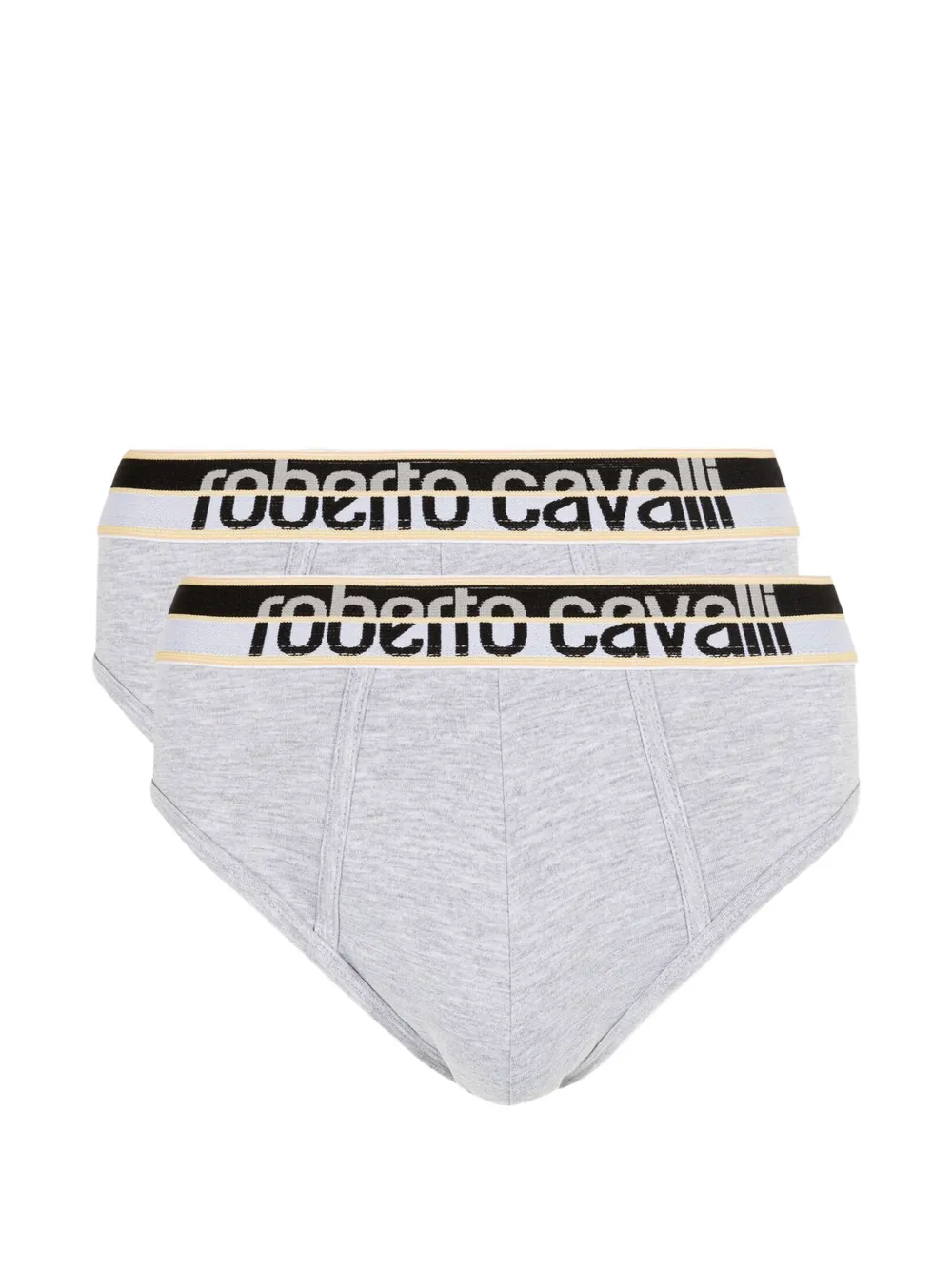 Roberto Cavalli logo-waistband briefs set (set of two) - Grau