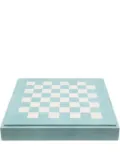 Hector Saxe embossed-crocodile leather Chess set box - Blue