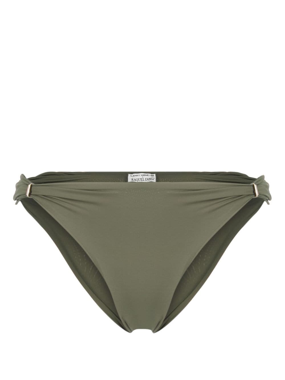 Raquel Diniz ruched bikini bottoms - Green
