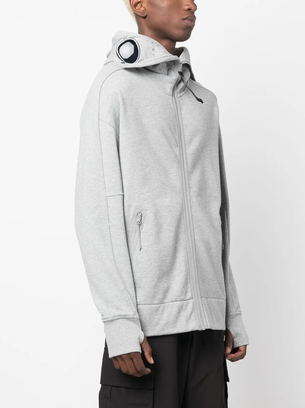 C.P. Company Gogglesdetail jerseyfleece Hoodie Farfetch