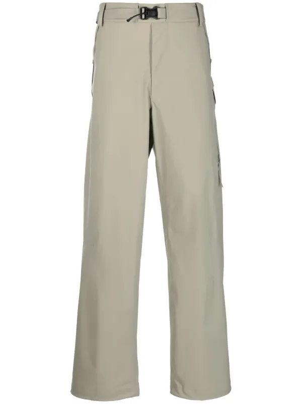 cp.company ワイドパンツ C.P. Company ベルテッド ワイドパンツ | グリーン | FARFETCH JP