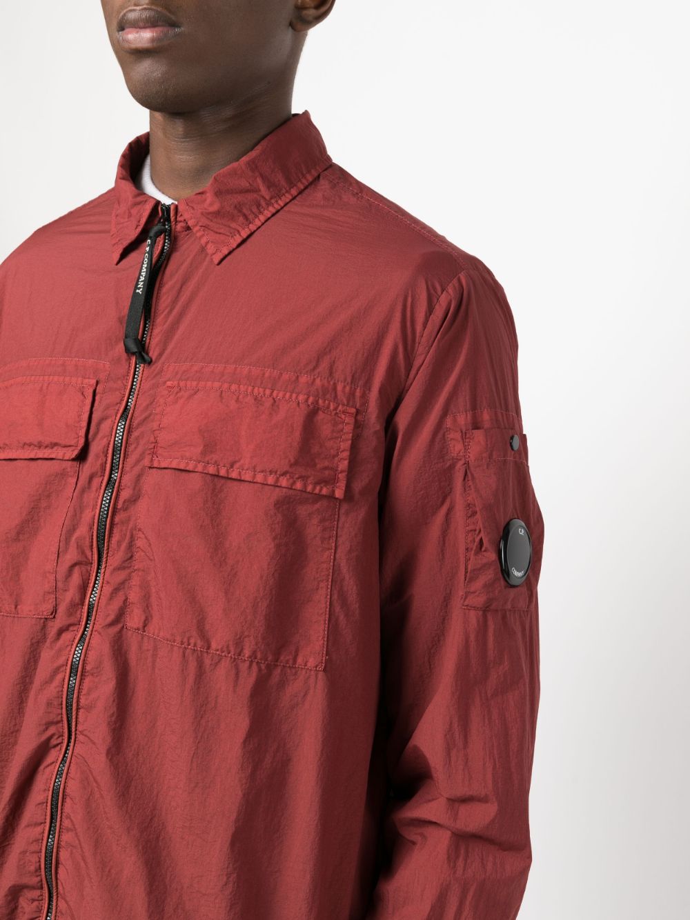 Cp company hotsell overshirt red