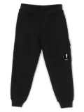 C.P. Company Kids Lens-detail cotton track pants - Black