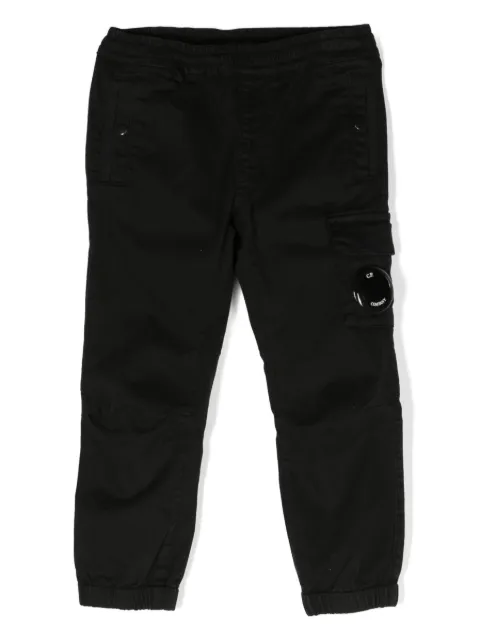 C.P. Company Kids pants con placa del logo