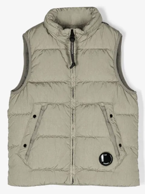 C.P. Company Kids Gilet imbottito con applicazione