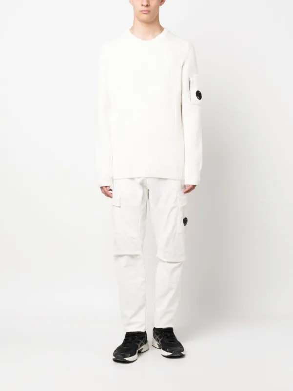 C.P. Company レンズディテール パンツ | ホワイト | FARFETCH JP