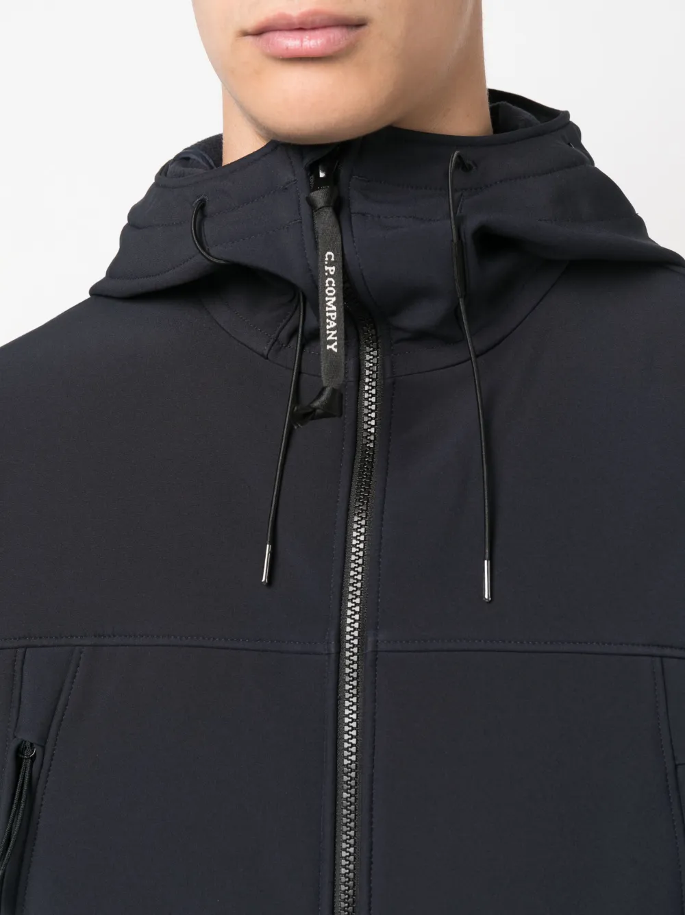 C.P. COMPANY ジップアップ フーデッドジャケット グレー L C.P. Company ジップアップ パーカー | グレー | FARFETCH JP