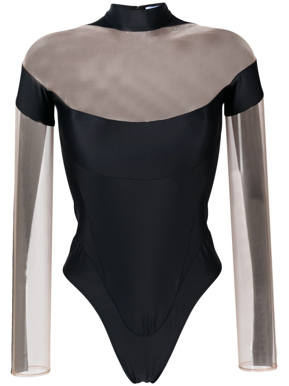 Mugler mesh-panelled Bodysuit - Farfetch