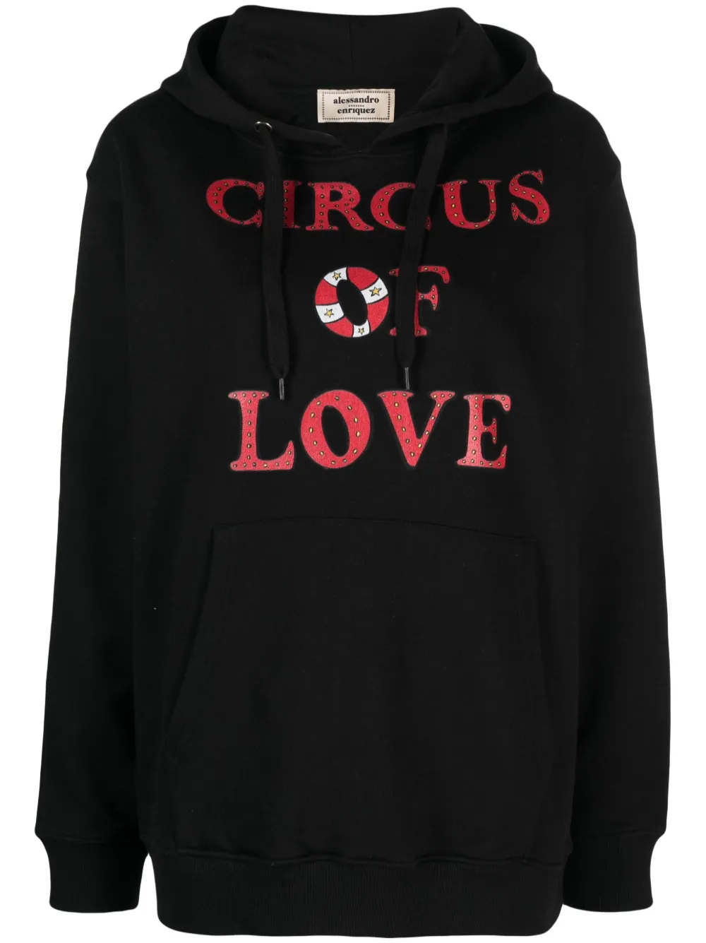 alessandro enriquez Circus Of Love cotton hoodie