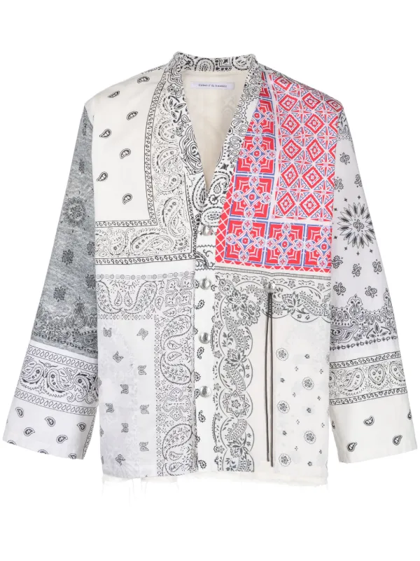 Children Of The Discordance Bandana patchwork-print Cotton Jacket