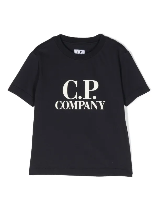 C.P. Company Kids logo print Cotton T shirt Farfetch