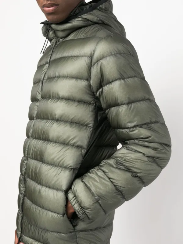 C.P. Company Layered Hooded down feather Jacket Farfetch