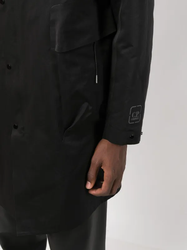 C.P. Company Layered Hooded down feather Jacket Farfetch