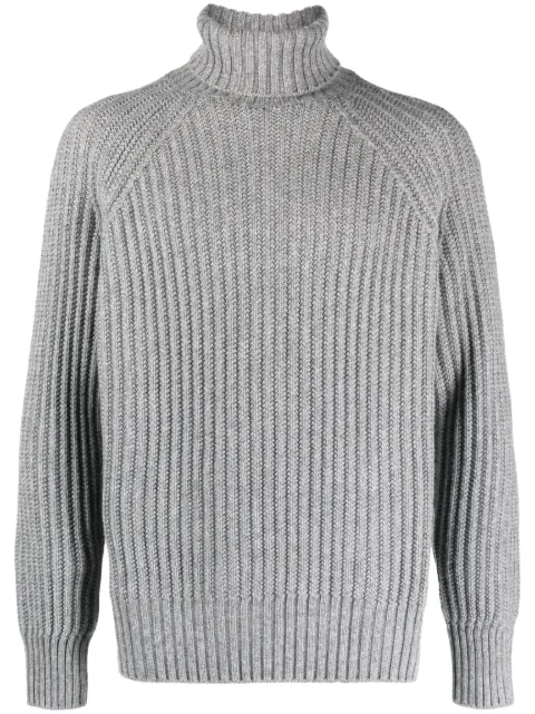 Ermenegildo Zegna ribbed roll-neck jumper 