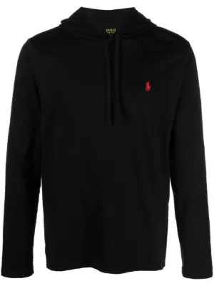 Polo Ralph Lauren cable-knit half-zip Jumper | Black | FARFETCH
