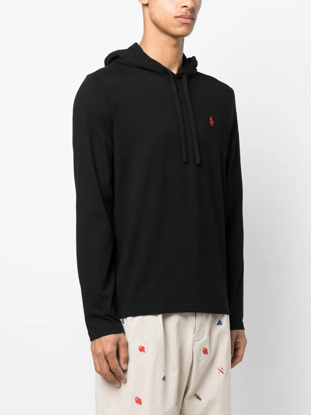 Polo Ralph Lauren Hoodie met borduurwerk Zwart