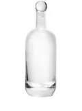 Louise Roe Bubble glass tall carafe (12cm) - White