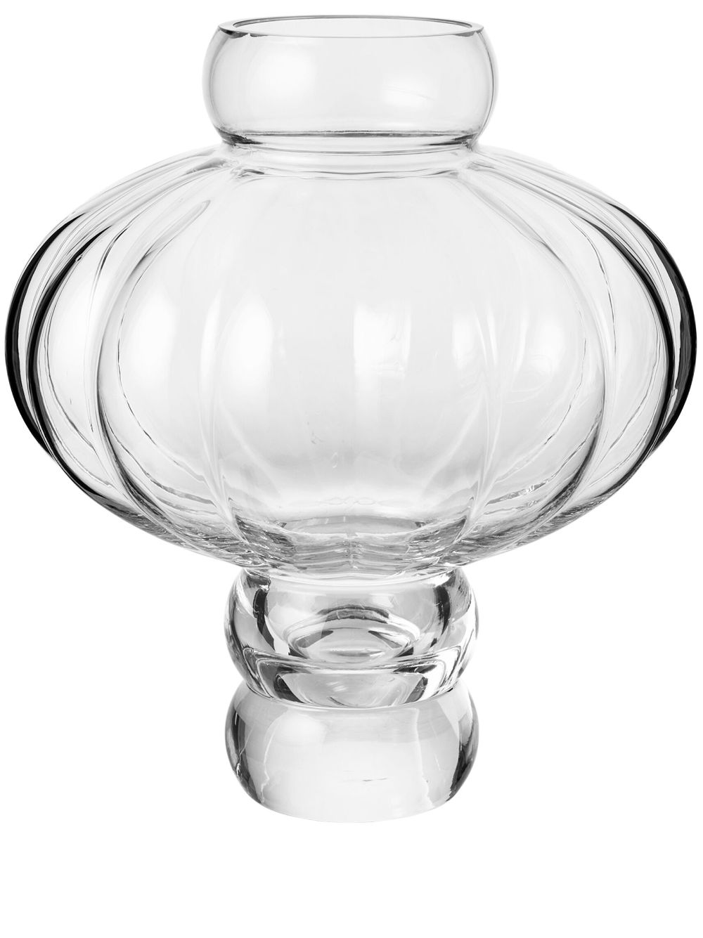 Louise Roe Balloon 02 Glass Vase In White
