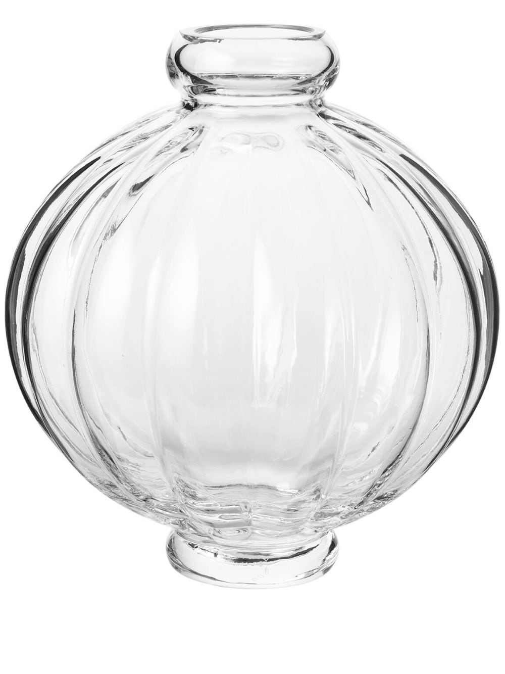 Louise Roe Balloon 01 Glass Vase In White