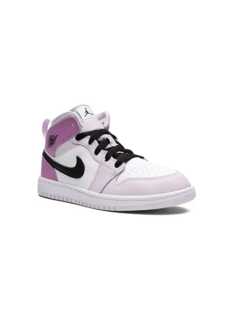 Jordan Kids Jordan 1 Mid "Barely Grape" sneakers