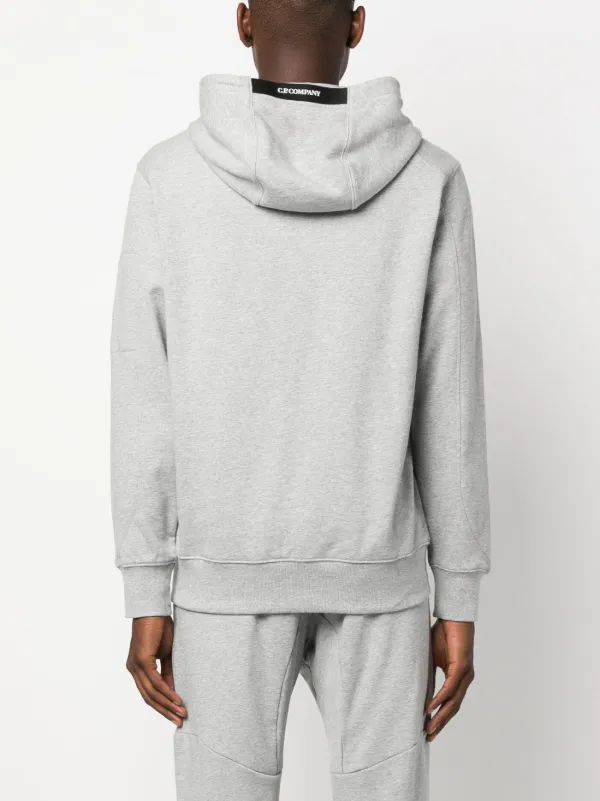 Cp company discount lens hoodie grey