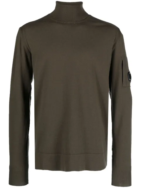 C.P. Company Lens-detail fine-knit jumper