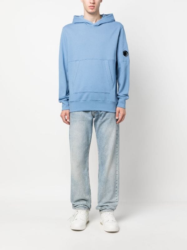 C.P. Company Diagonal Raised Fleece Hoodie - Farfetch