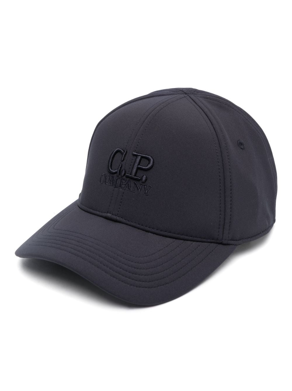 c.p. company casquette à logo brodé - bleu