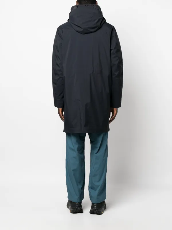 C.P. Company ロゴ レイヤード コート | ブルー | FARFETCH JP