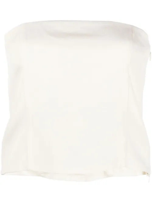 Haut crop Tona à design à empiècements - GAUGE81 - Modalova