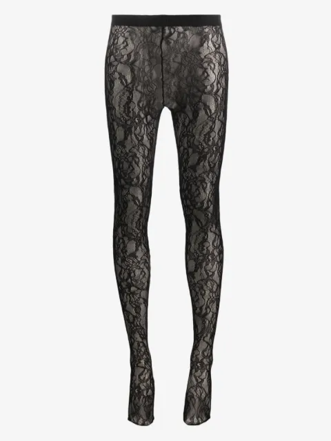 WARDROBE.NYC corded lace tights