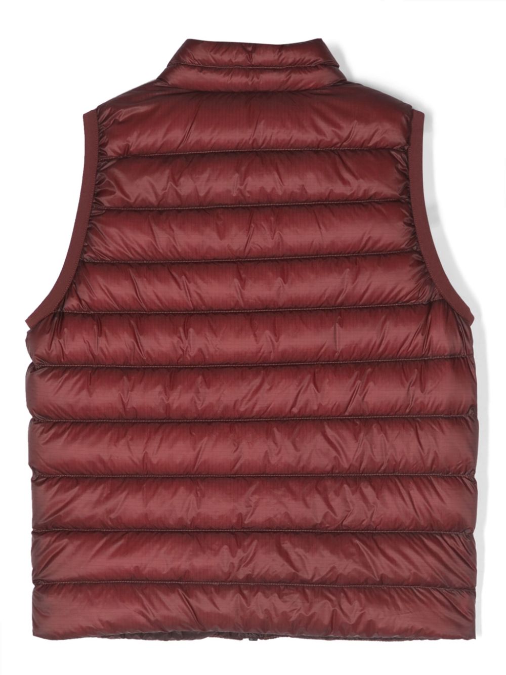 Shop C.p. Company Logo-print Padded Gilet In Red