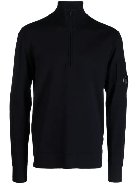 C.P. Company Lens-detail half-zip jumper