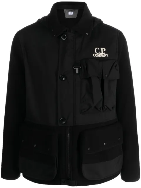 C.P. Company Duffel Mixed Goggle hooded jacket
