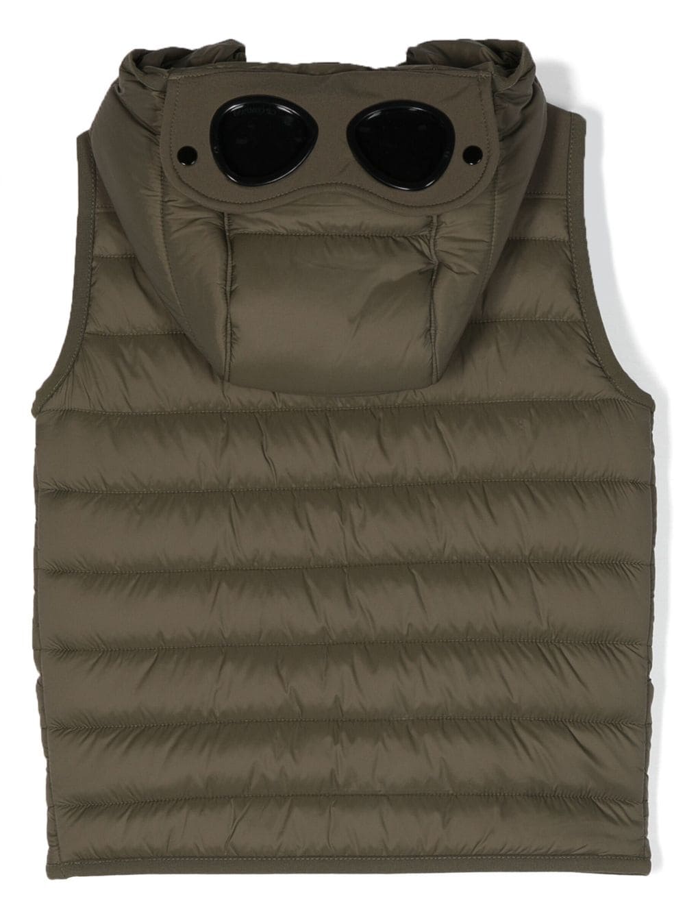 C.P. Company Lens-detail quilted gilet - Groen