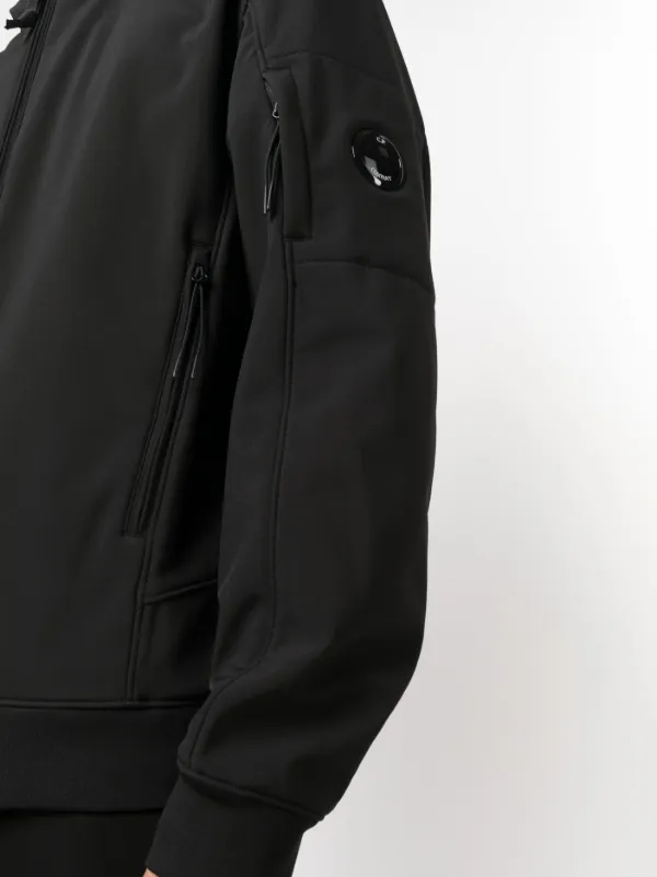 Cp company soft shell jacket black online