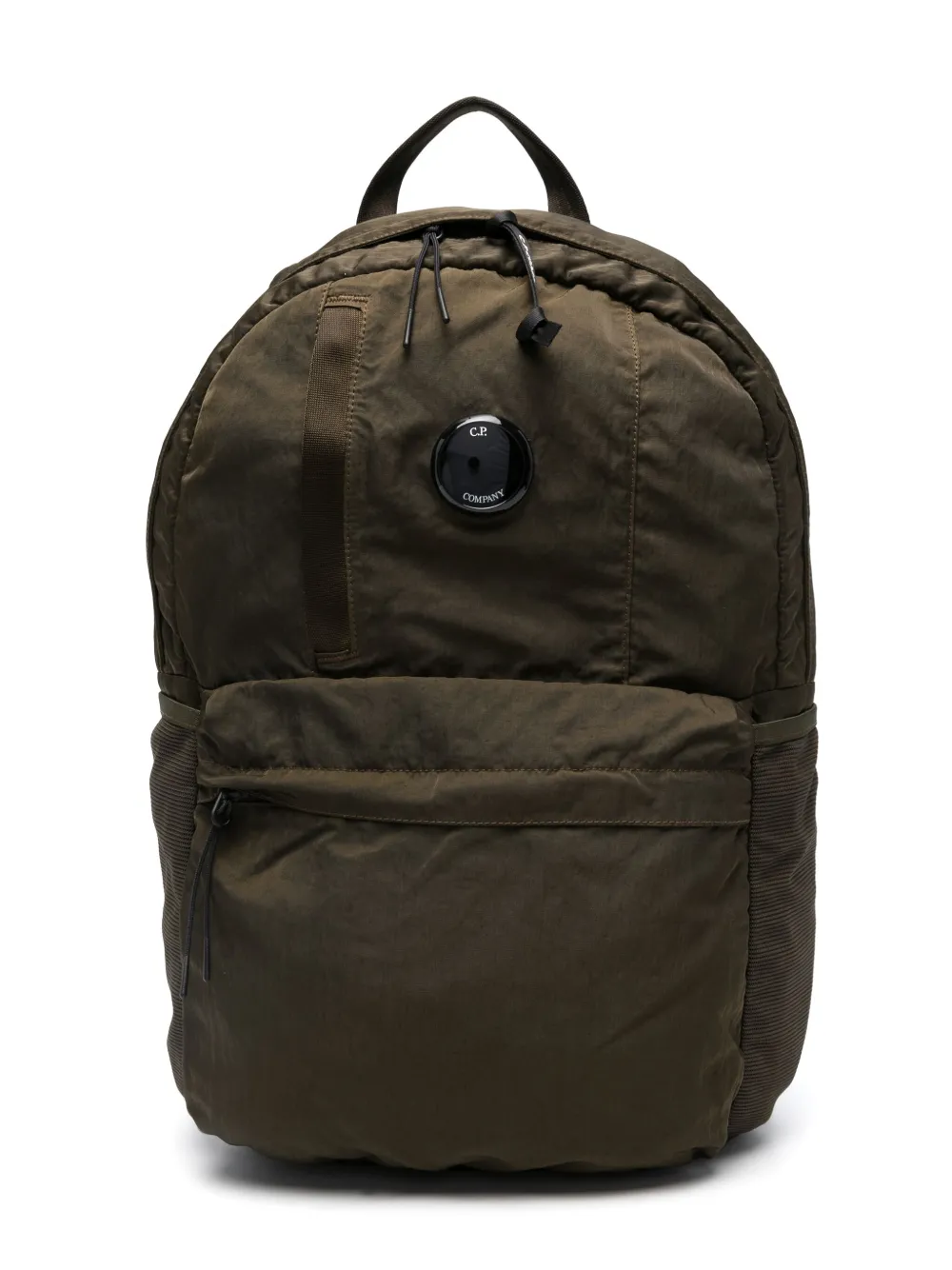 C.P. Company Laptop rugzak met lens-detail Groen