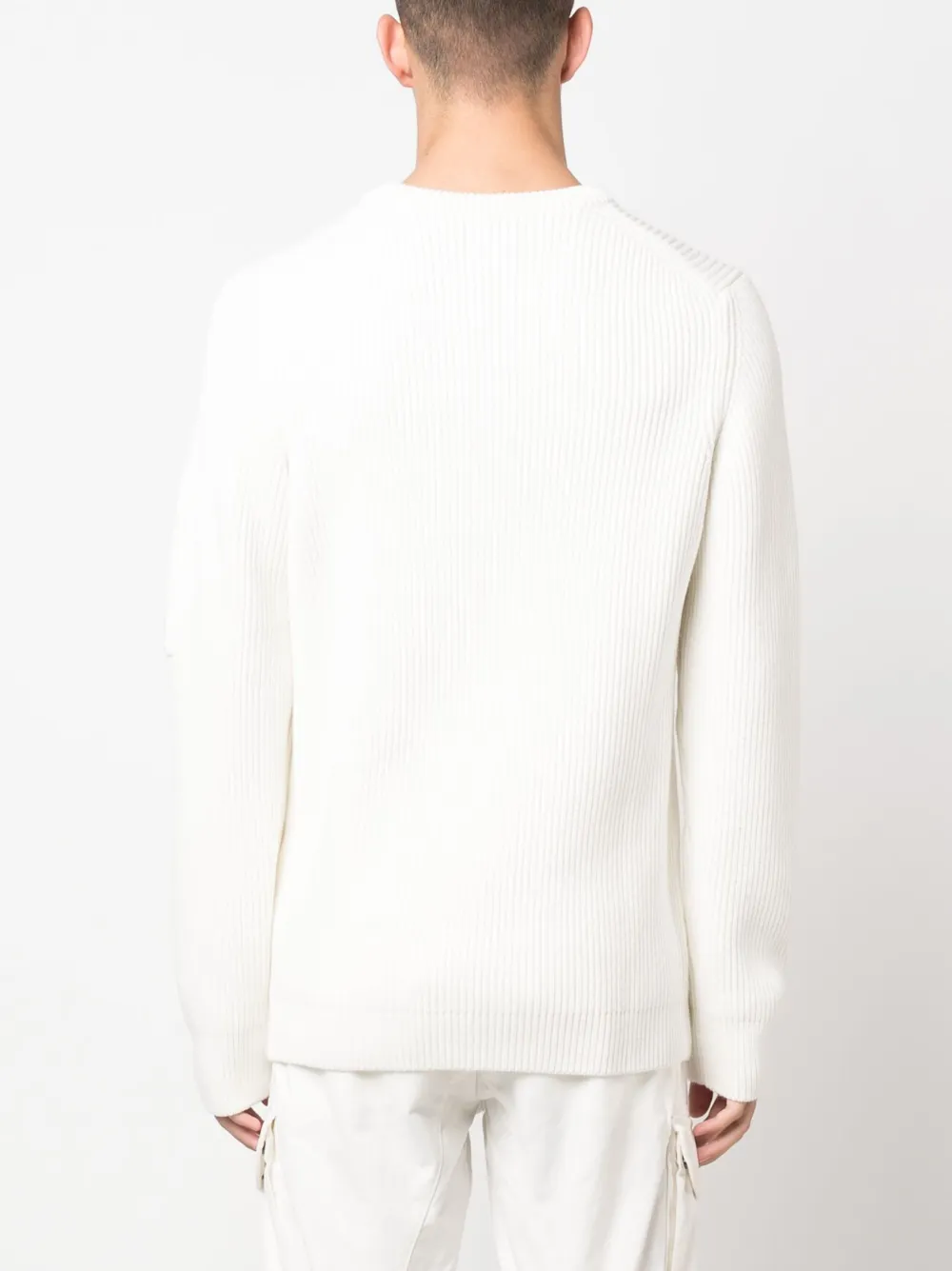 C.P. Company Bonnet En Maille Nervur?�e ?� D?�tail Verre De Lunette Signature - Farfetch