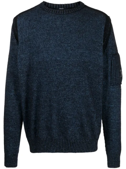 C.P. Company Lens-detail crew-neck jumper