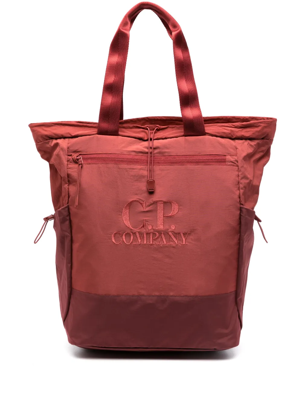 C.P. Company Rugzak met geborduurd logo Rood