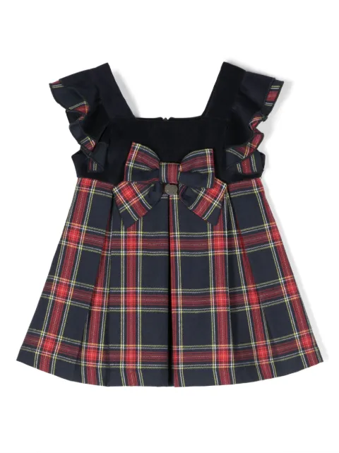 Lapin House Kariertes Kleid mit Schleifendetail